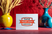 Luxury Embossed Logo Mockup Bundle, a Mockup by GenesisCreativeCo (Thumbnail 2 of 12)