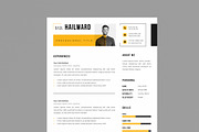 Modern Resume Layout, a Resume Template by MightyDesign (Thumbnail 4 of 8)