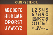 OUDERS - Stencil & Regular Font, a Font by Garisman Std (Thumbnail 10 of 11)