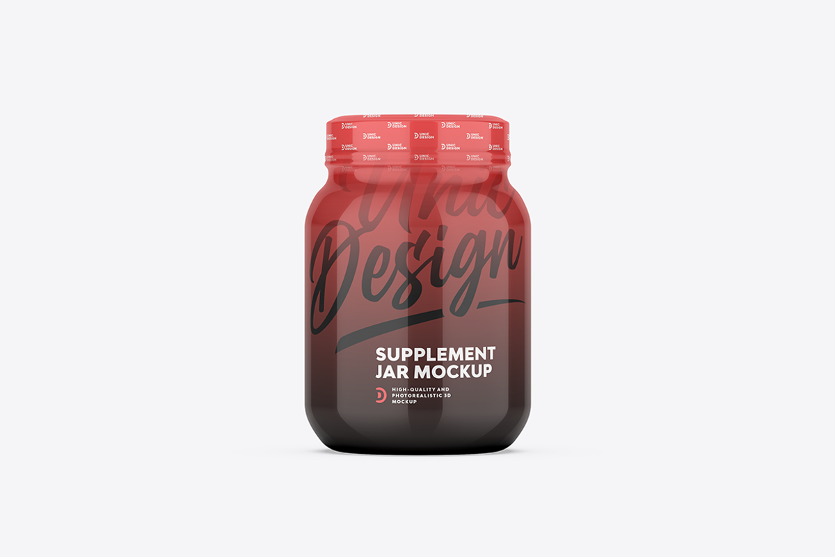 Supplement Jar Mockup, a Product Mockup by UnicDesign (Photo 3 of 9)