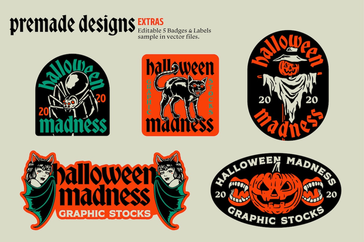 Halloween Madness Graphic Stocks, an Illustration by ARQAM Studio (Photo 8 of 9)