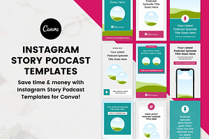 Instagram Story Podcast Templates