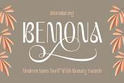 Bemona - Beautiful Simple Sans Serif, a Sans Serif Font by AuthenType (Thumbnail 1 of 12)