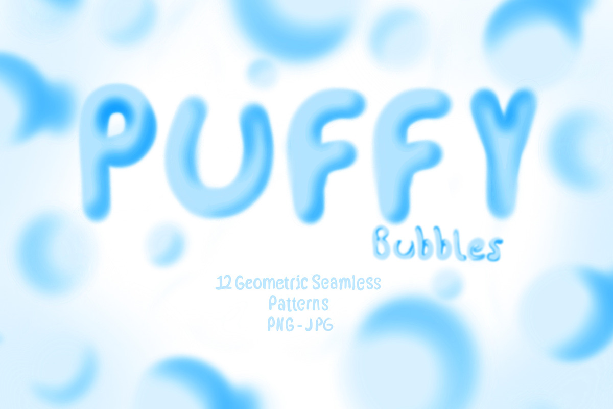 Geometric Seamless Puffy Patterns, a Pattern Graphic by Declipo Patt (Photo 1 of 10)