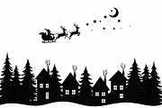 Christmas Sky Vector Collection, an Illustration by jahid234 (Thumbnail 13 of 20)