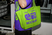 La Cafe Tote Bag Mockup - VOL, a Product Mockup by Simetrica Labs (Thumbnail 1 of 6)