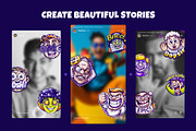Reaction Stickers Set, an Emoji Icon by Prosymbols (Thumbnail 3 of 9)