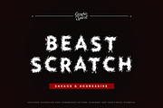Beast Scratch Decorative Font, a Handwritten Font by Graphic Spirit (Thumbnail 1 of 8)