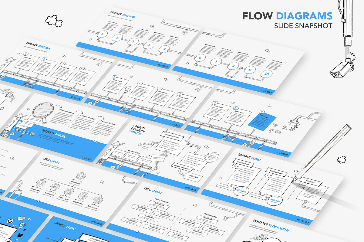 Pro-Draw Pitch Deck Presentation, a Presentation Template by Drawn By My Actual Hand (Photo 8 of 13)