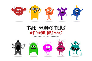 Monsters Illustrations Pack