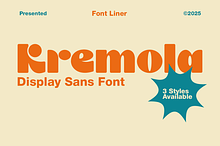 Kremola - Display Sans Font