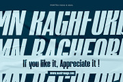 MN Raghford - Condensed Sans Serif, a Sans Serif Font by Mantra Naga (Thumbnail 17 of 17)