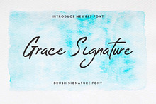 Grace Signature Bursh Signature Font