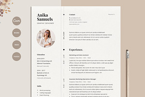 Resume Template Anika