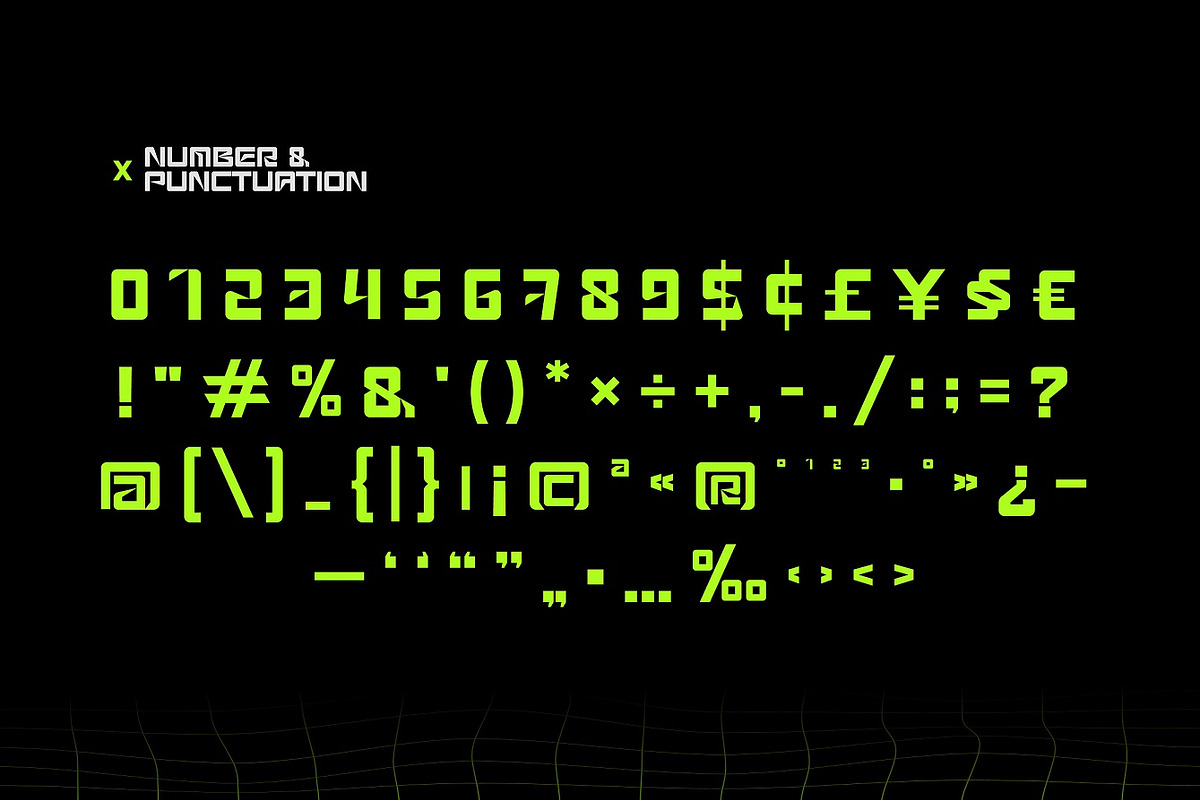 Feogra - Futuristic Font, a Sans Serif Font by limitype (Photo 6 of 8)