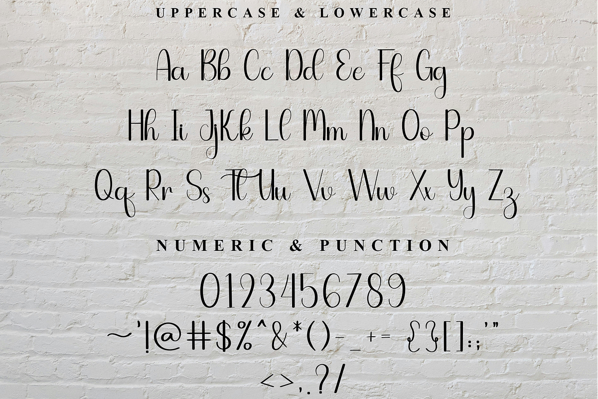 Simple Handwritten, a Handwritten Font by FreshTypeINK (Photo 6 of 8)