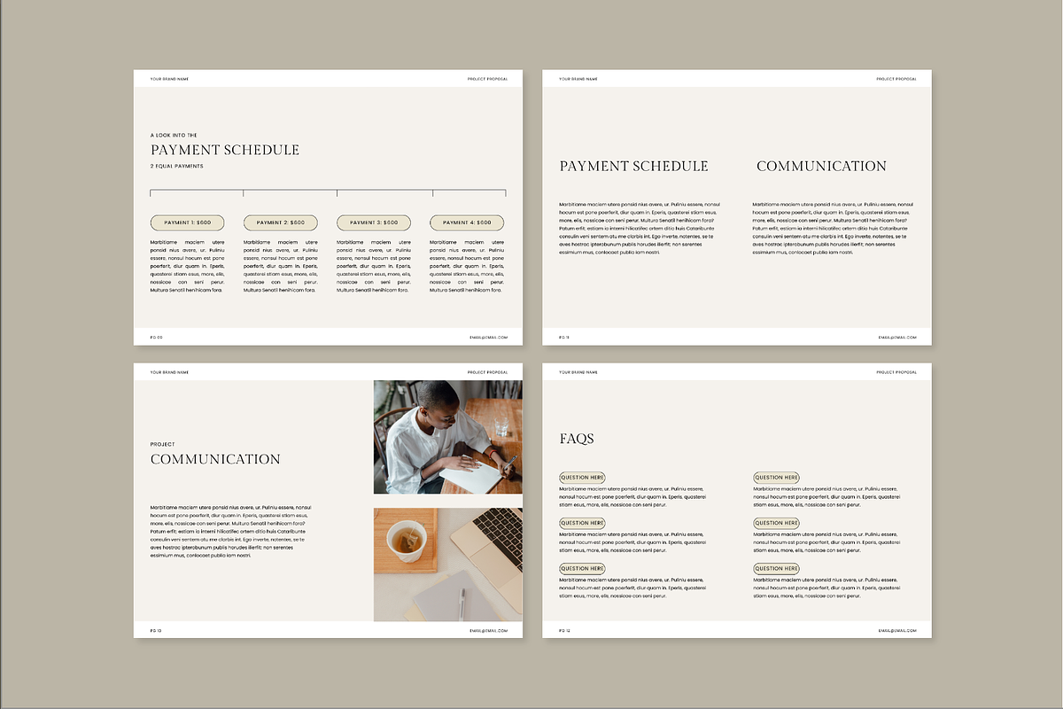 Project Proposal Template, a Presentation Template by Studio_Evergreen (Photo 7 of 10)
