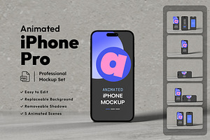 Animated iPhone Swipe Mockup, an iPhone Mockup by Modern Studio