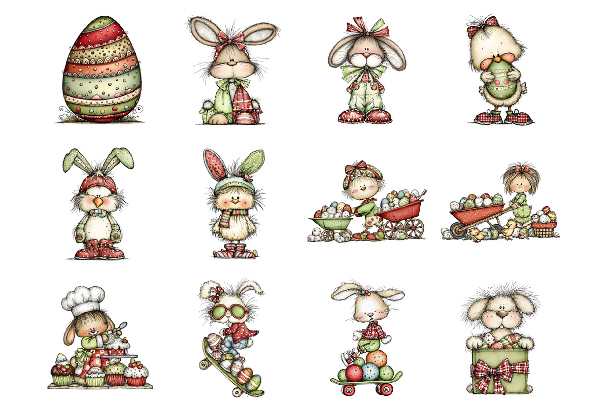 Easter Clipart, an Illustration by Design Market (Photo 3 of 3)