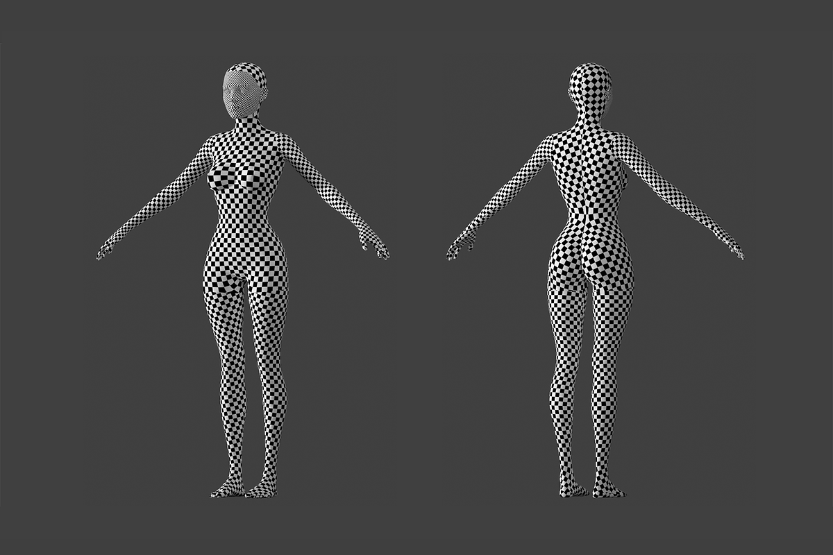 Stylized Female 01 A-Pose Base Mesh, a Characters & Person 3D Model by VK Studio (Photo 25 of 27)