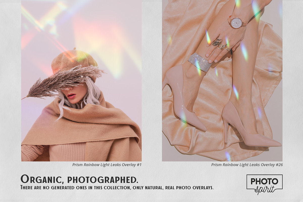 Prism Rainbow Light Leaks Overlays, a Brushes & More by PhotoSpirit (Photo 3 of 8)