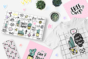 Cacti set. Vector cactus., a Decorative Illustration by Yana Lesiuk (Thumbnail 5 of 5)