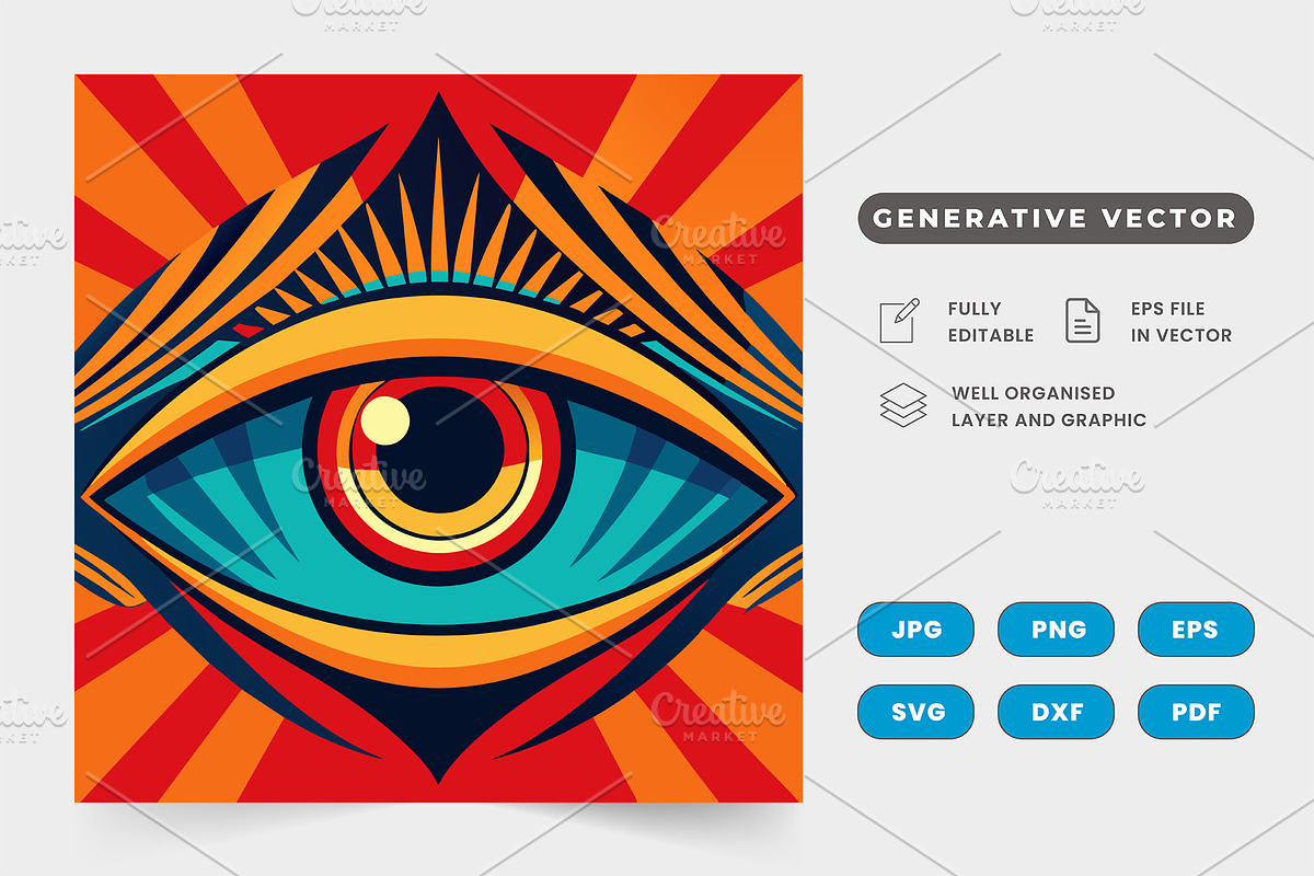 Bold, striking contrasts drawing the, a Graphic by SaroStock