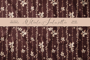 Cute floral seamless pattern, a Pattern Graphic by SirenaArt