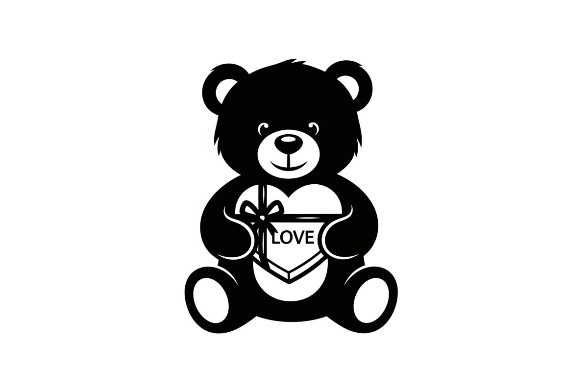 Cute Teddy Bear Love Vector Bundle, an Illustration by Designs_River (Photo 15 of 51)