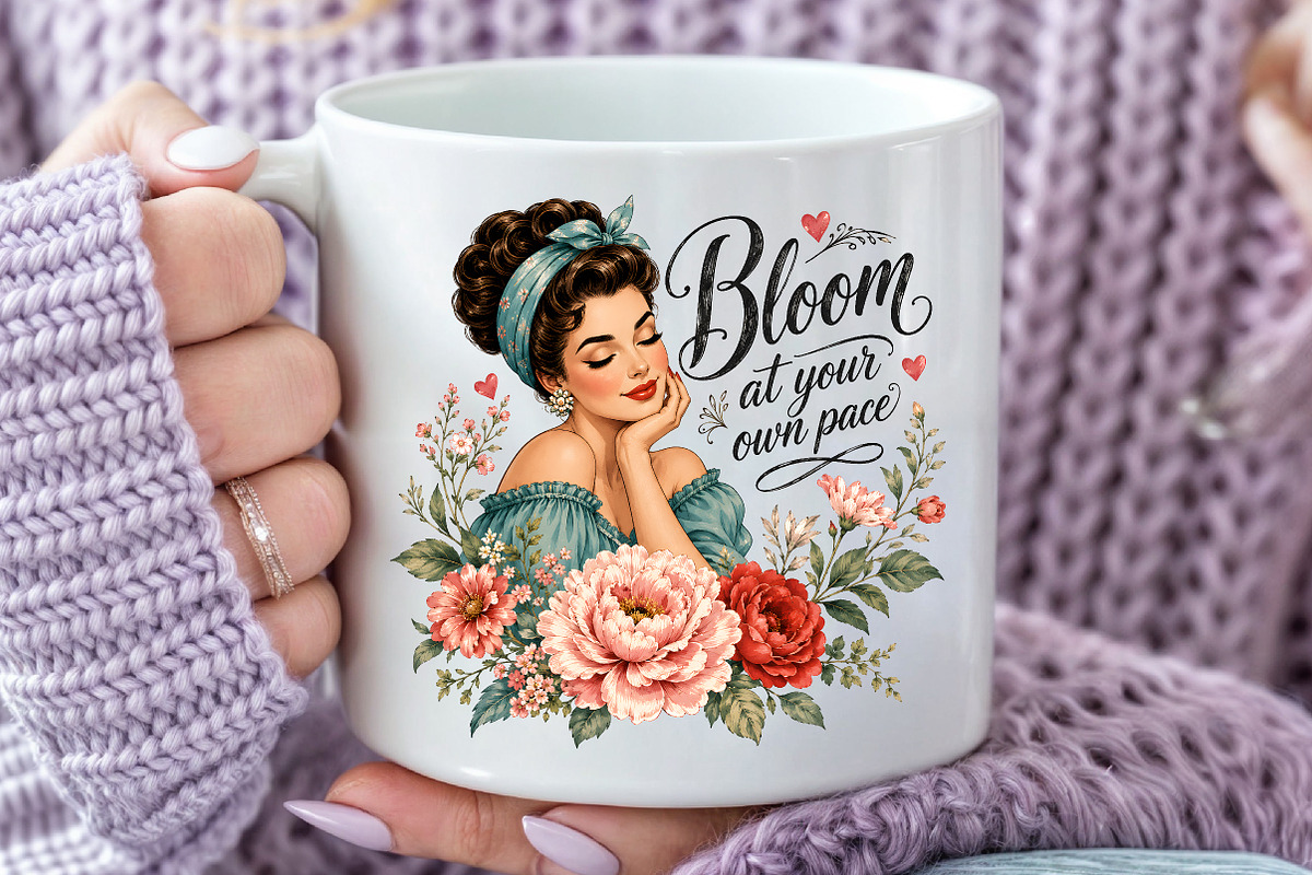 Life Is Better With Cake & Bloom PNG, a Person Illustration by Rose Art (Photo 4 of 4)