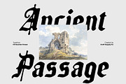 CS Saunter Drawn, a Blackletter Font by Craft Supply Co. (Thumbnail 6 of 8)