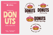 Donut Pastry Bakery Logo Template, a Branding & Logo Template by Headfonts (Thumbnail 1 of 3)
