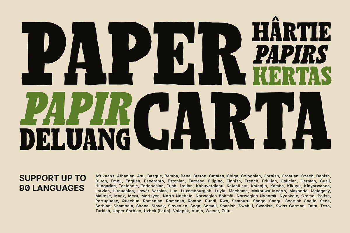 MN Unfold - Bold Display Typeface, a Slab Serif Font by Mantra Naga (Photo 9 of 14)