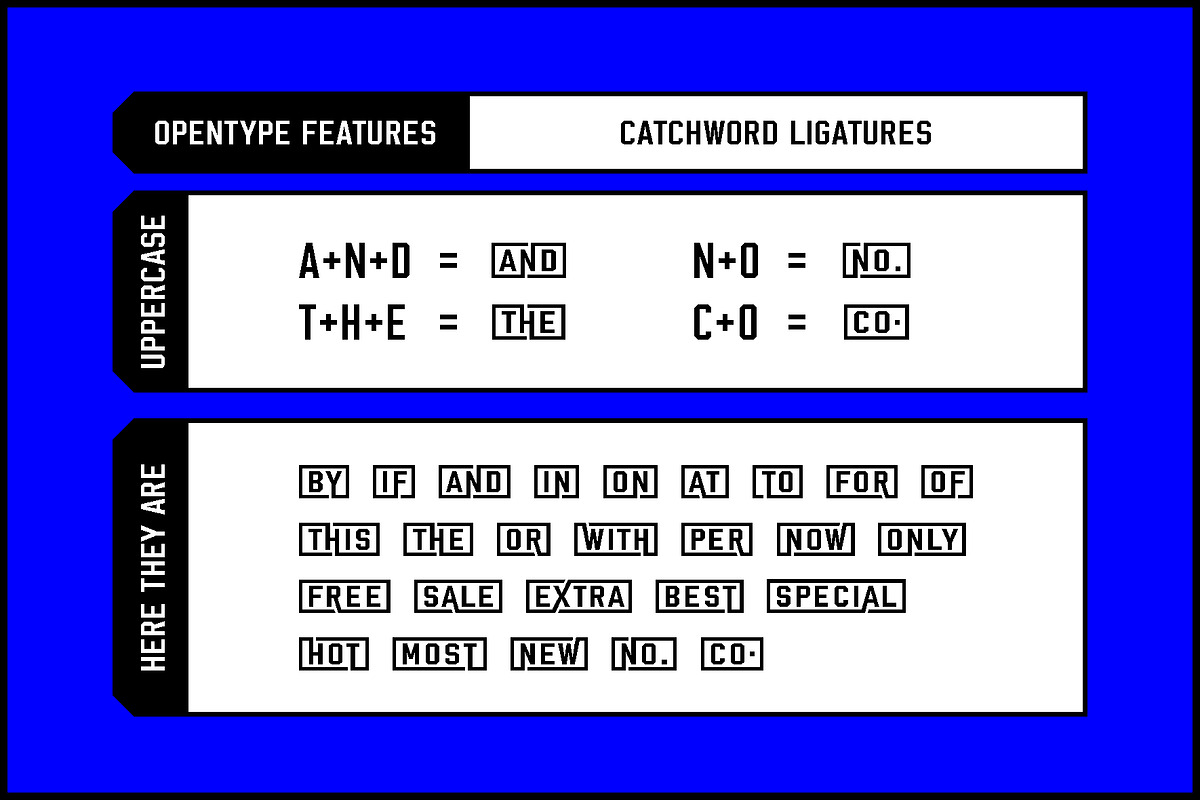 RON Font, a Sans Serif Font by Brainware Graphic (Photo 3 of 5)