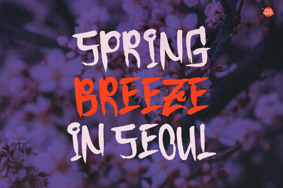 Baenim | Korean Solid Brush, a Handwritten Font by Denustudios (Photo 7 of 12)