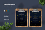 Wedding - Menu, a Print Template by VUNIRA (Thumbnail 1 of 3)
