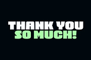 Brodaers Expanded Font, a Sans Serif Font by trustha (Thumbnail 15 of 15)