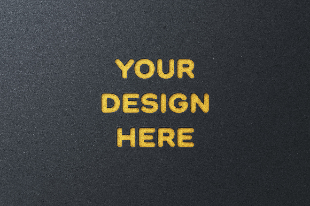 Paper Logo Mockup, a Mockup by Design Squad (Photo 3 of 3)