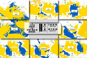 love and support Ukraine stop war, a Background Graphic by NJ Himel
