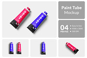 Paint Tube Mockup, a Packaging Mockup by Hazzpro_Std (Thumbnail 1 of 5)