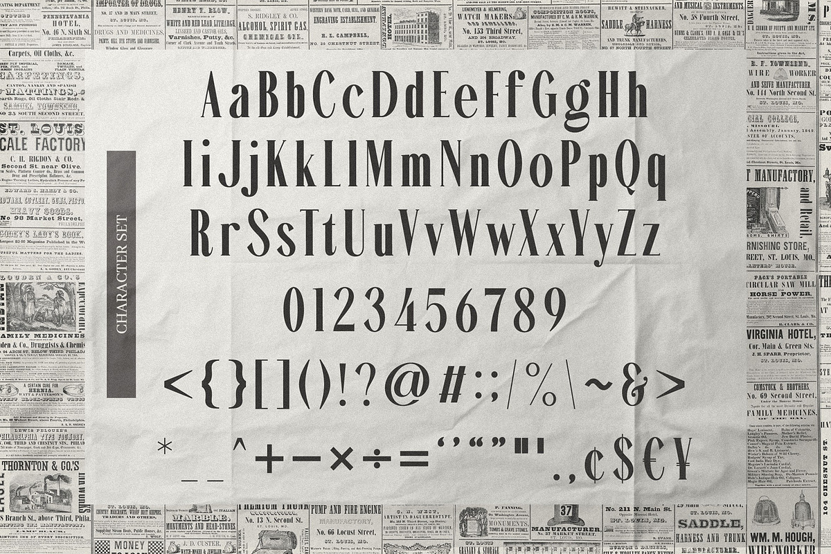 Mortelle - Condensed Serif Font, a Serif Font by Almeera Std (Photo 6 of 6)