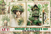 St Patrick's Day Junk Journal Kit, an Object Illustration by CraftArtStory (Thumbnail 1 of 5)