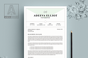 Modern Resume Template Elliot, a Resume Template by AdeevaResume (Thumbnail 2 of 3)
