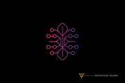 Abstract Plant Tech Logo, a Branding & Logo Template by Vectorium Studio (Thumbnail 7 of 16)