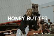Honey Butter hand drawn font, a Sans Serif Font by zansari foundry (Thumbnail 1 of 6)