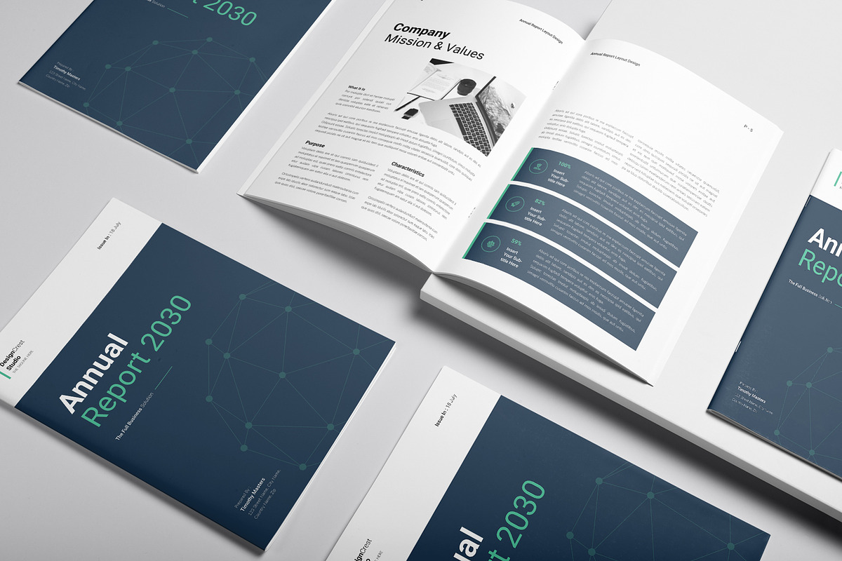 Annual Report Template preview 5