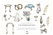 Wedding Bride Luxury PNG Clipart, an Object Graphic by KaramfilaS (Thumbnail 4 of 11)