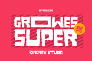Growes Super, a Blackletter Font by Kincrev Studio (Thumbnail 1 of 8)