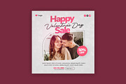 Valentine's Day Social Media Post, a Social Media Template by Saman Osama (Thumbnail 1 of 2)
