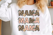 Leopard Mama Flower Mother's Day PNG, an Illustration by Designking (Thumbnail 4 of 6)